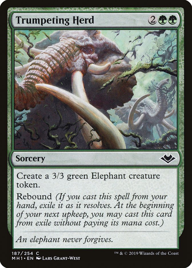 Trumpeting Herd - (Foil): Modern Horizons