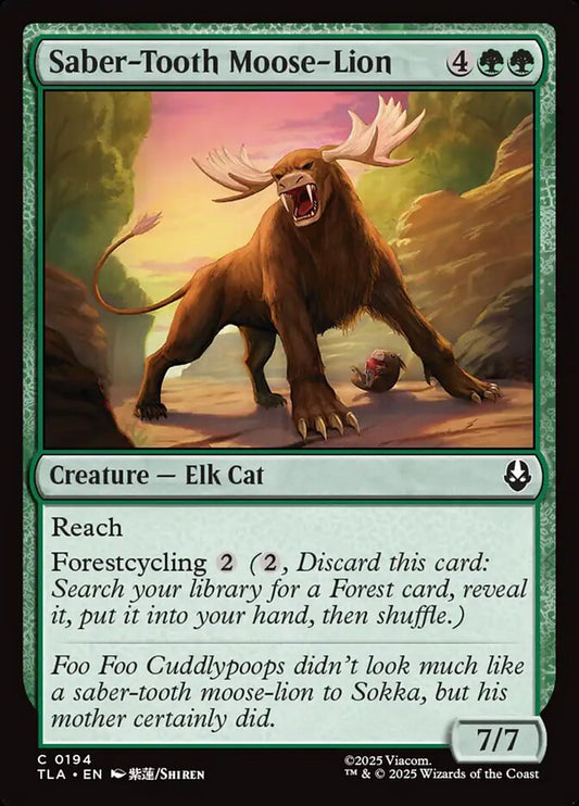 Saber-Tooth Moose-Lion - (Foil): Avatar: The Last Airbender