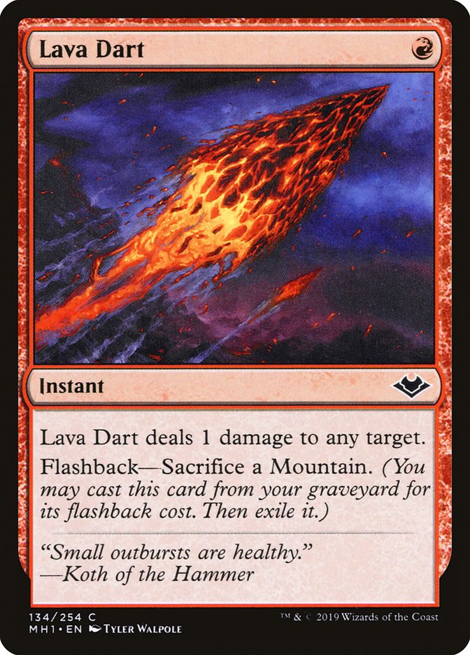 Lava Dart - (Foil): Modern Horizons