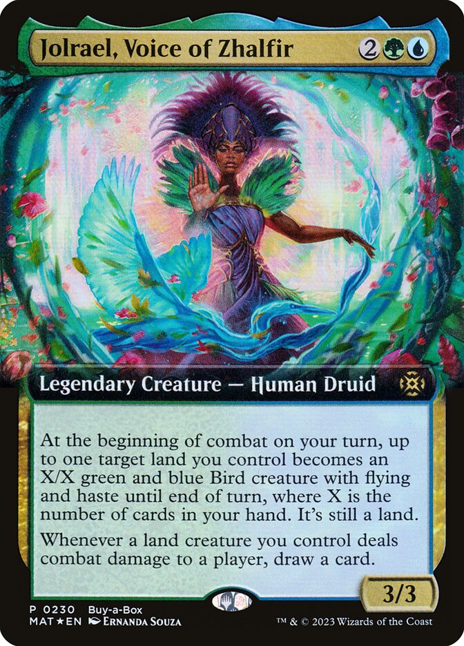 Jolrael, Voice of Zhalfir (Buy-a-Box) (Extended Art) - (Foil): March of the Machine: The Aftermath