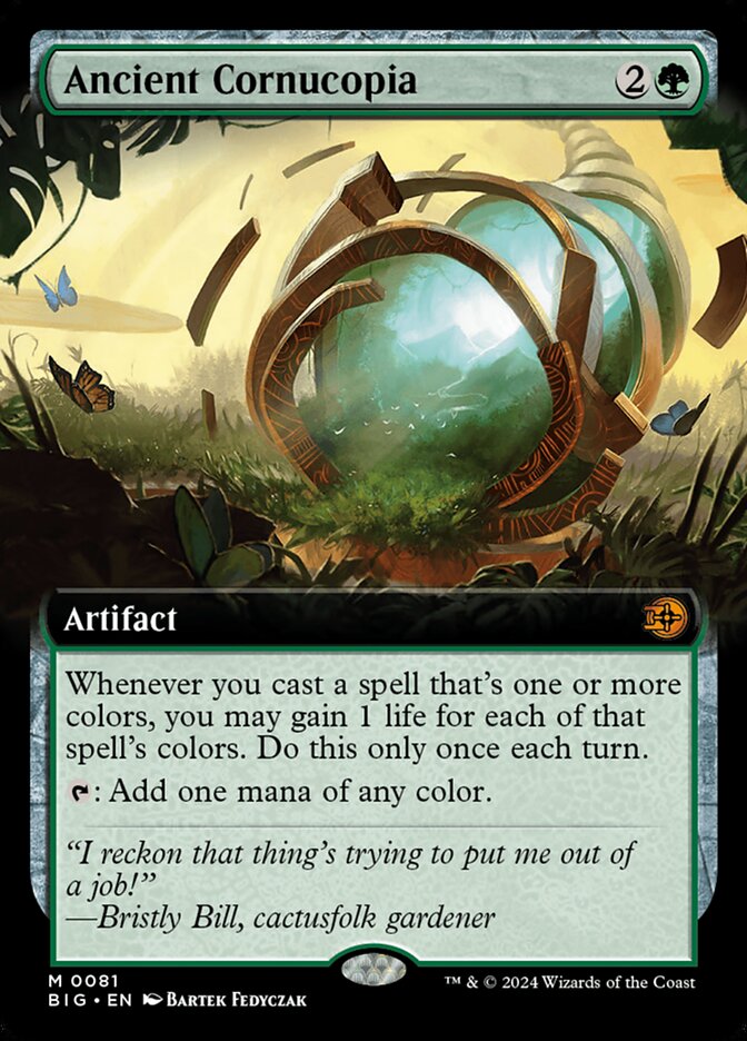 Ancient Cornucopia (#081) (Extended Art) - (Foil): The Big Score
