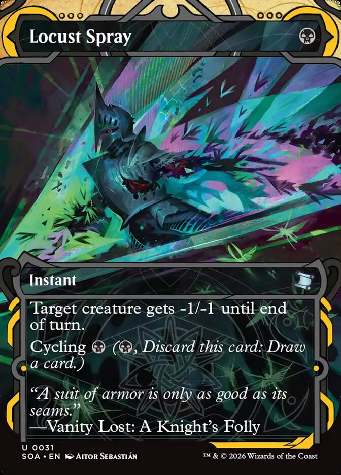 Locust Spray - (Foil): Secrets of Strixhaven Mystical Archive