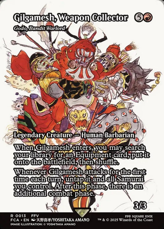 Godo, Bandit Warlord (Gilgamesh, Weapon Collector) (Borderless): Final Fantasy: Through the Ages