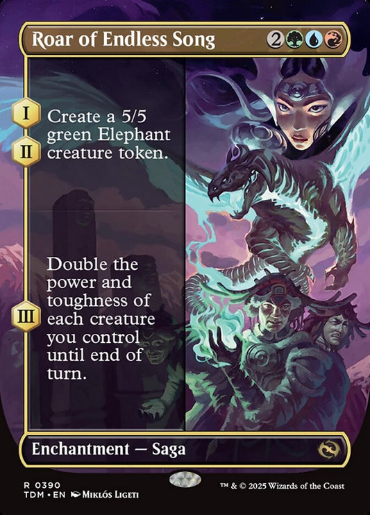 Roar of Endless Song (Borderless): Tarkir: Dragonstorm