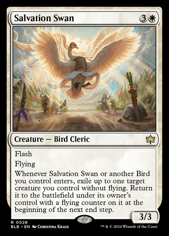 Salvation Swan - (Foil): Bloomburrow