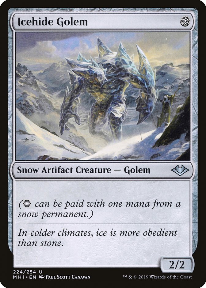 Icehide Golem: Modern Horizons