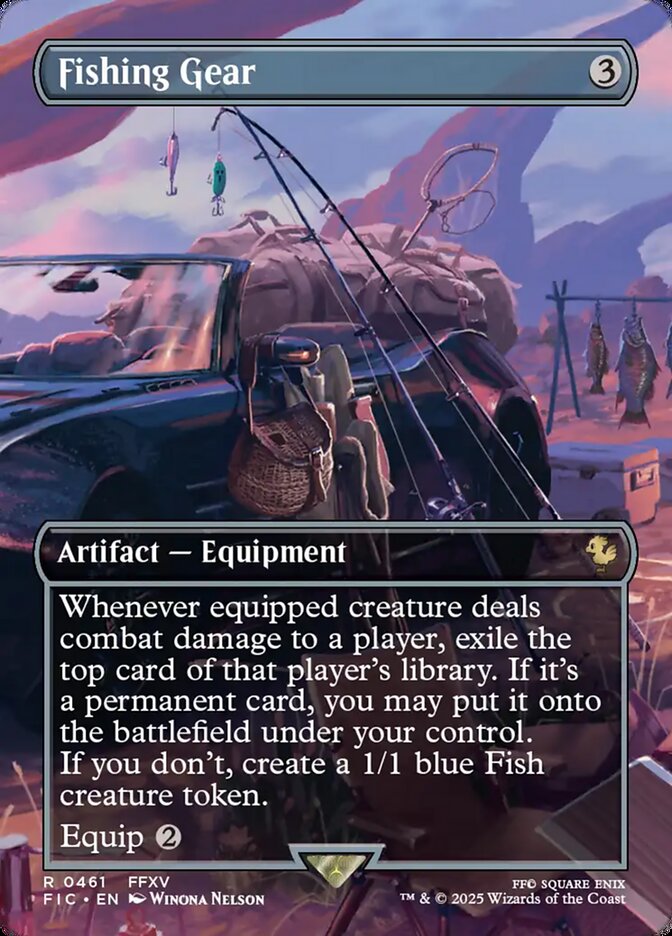 Fishing Gear - (Foil): Final Fantasy Commander