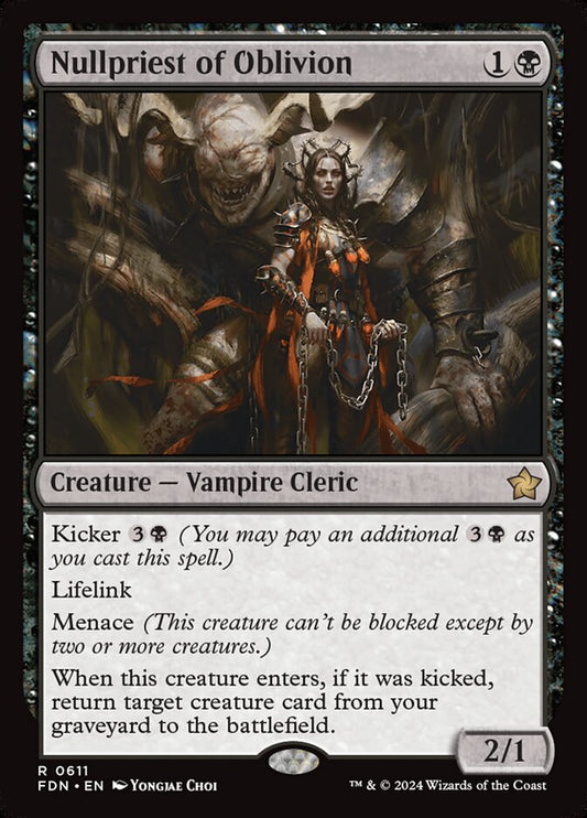 Nullpriest of Oblivion: Foundations