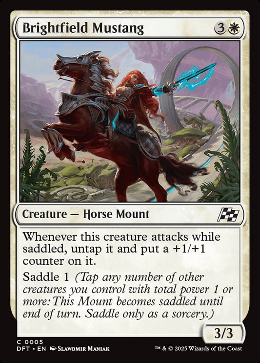 Brightfield Mustang - (Foil): Aetherdrift