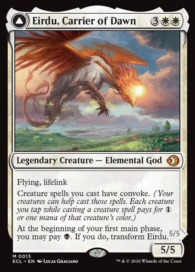 Eirdu, Carrier of Dawn // Isilu, Carrier of Twilight: Lorwyn Eclipsed