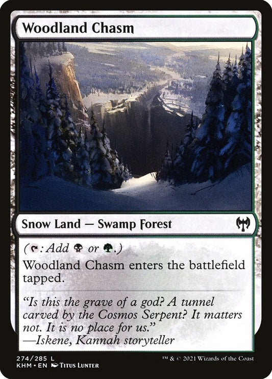 Woodland Chasm - (Foil): Kaldheim
