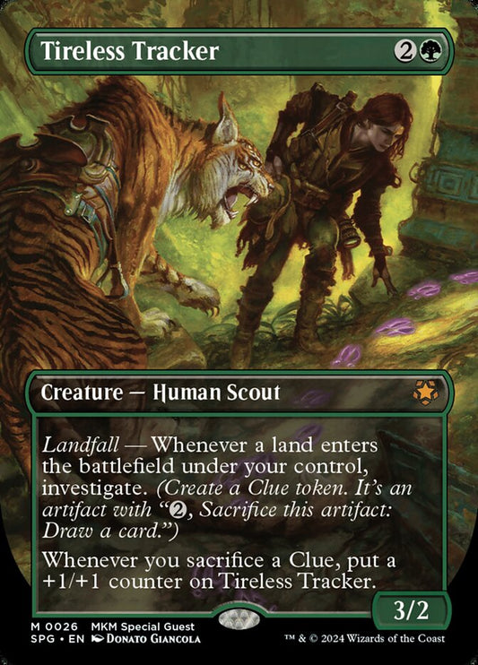 Tireless Tracker (Borderless) - (Foil): Special Guests