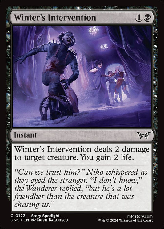 Winter's Intervention - (Foil): Duskmourn: House of Horror