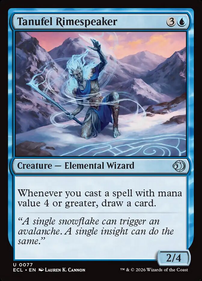 Tanufel Rimespeaker - (Foil): Lorwyn Eclipsed