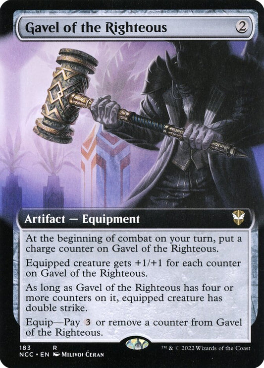 Gavel of the Righteous (Extended Art): New Capenna Commander
