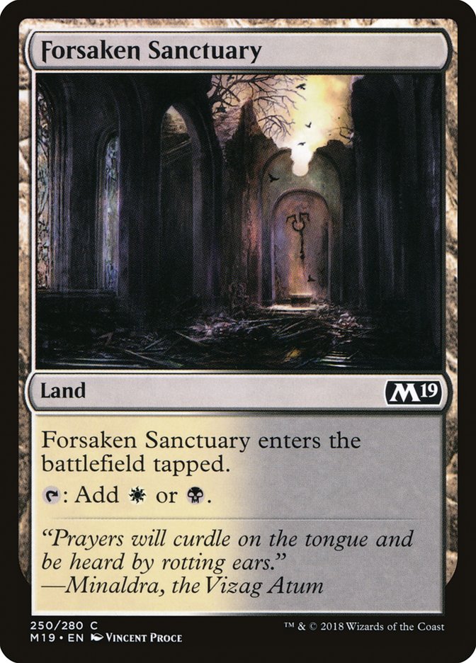 Forsaken Sanctuary: Core Set 2019