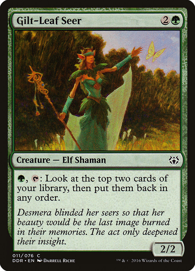 Gilt-Leaf Seer: Duel Decks: Nissa vs. Ob Nixilis