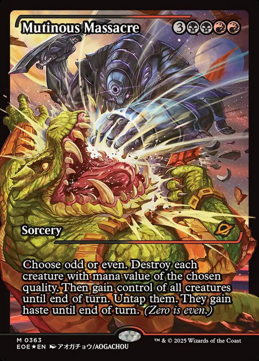 Mutinous Massacre (#363) (Showcase) - (Foil): Edge of Eternities