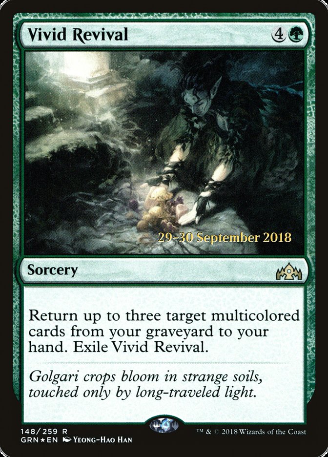 Vivid Revival (Prerelease) (Guilds of Ravnica) - (Foil): Guilds of Ravnica Promos