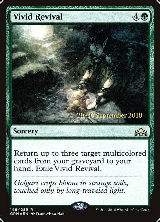Vivid Revival (Prerelease) (Guilds of Ravnica) - (Foil): Guilds of Ravnica Promos