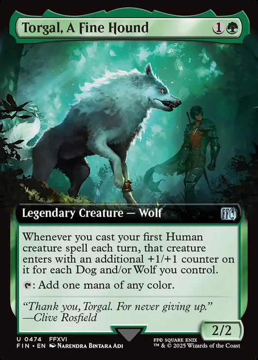 Torgal, A Fine Hound (#474) (Extended Art) - (Foil): Final Fantasy