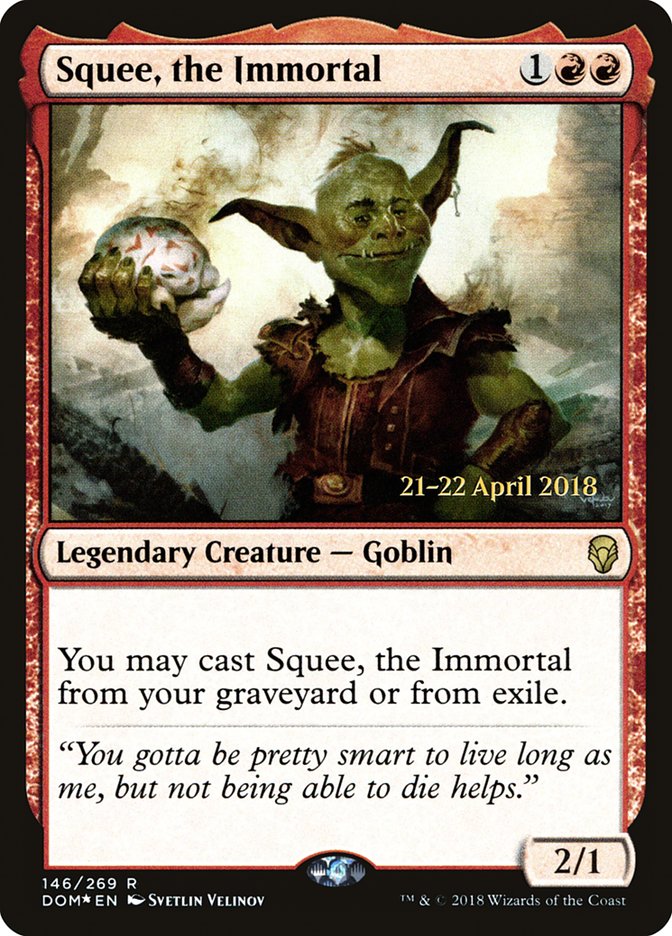 Squee, the Immortal (Prerelease) (Dominaria) - (Foil): Dominaria Promos