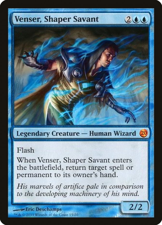 Venser, Shaper Savant - (Foil): From the Vault: Twenty