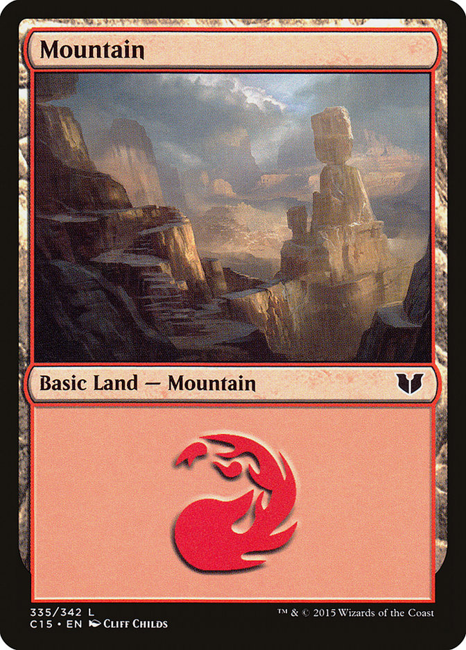 Mountain (#335): Commander 2015
