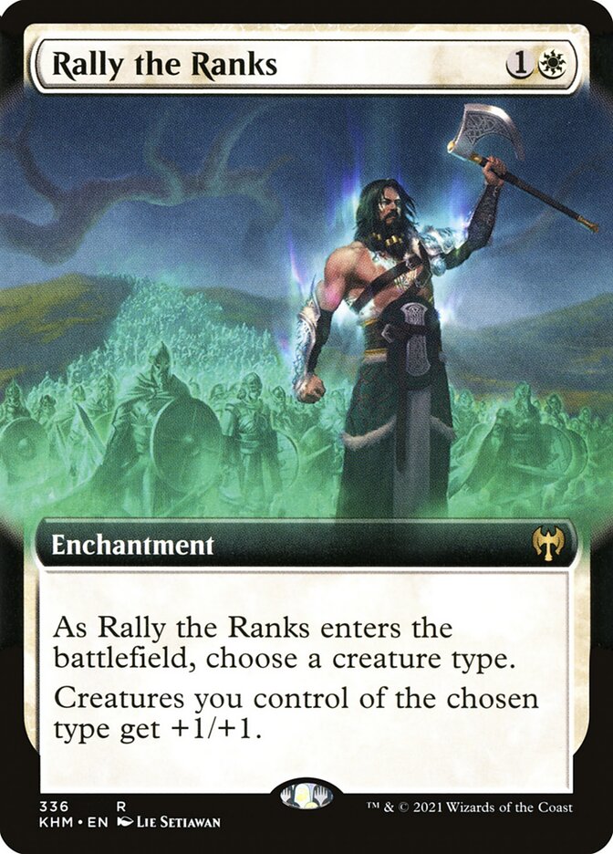 Rally the Ranks (Extended Art): Kaldheim