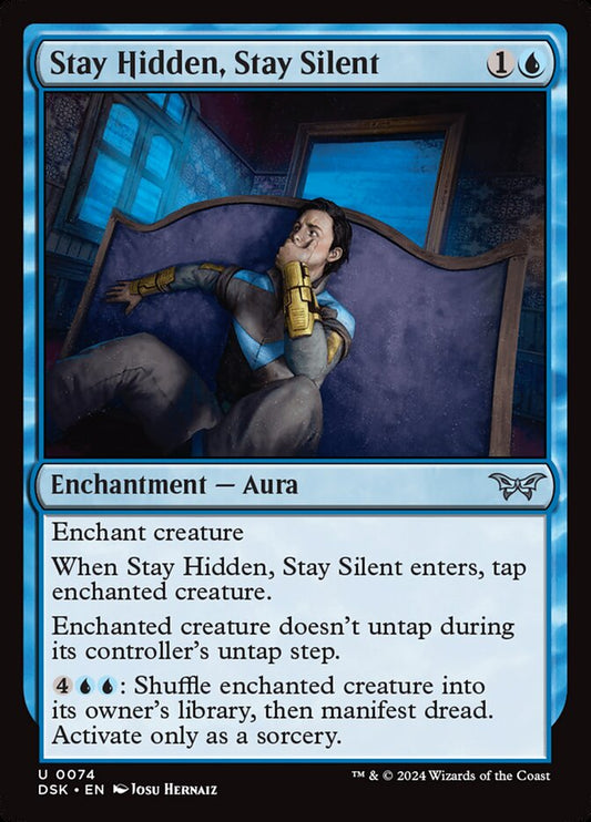 Stay Hidden, Stay Silent (#074) - (Foil): Duskmourn: House of Horror