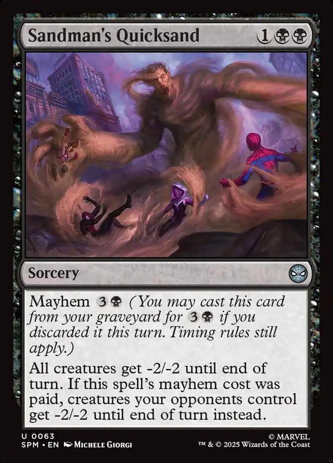 Sandman's Quicksand - (Foil): Marvel's Spider-Man