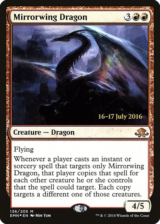 Mirrorwing Dragon (Prerelease) (Eldritch Moon) - (Foil): Eldritch Moon Promos