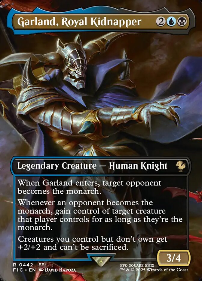 Garland, Royal Kidnapper - (Foil): Final Fantasy Commander