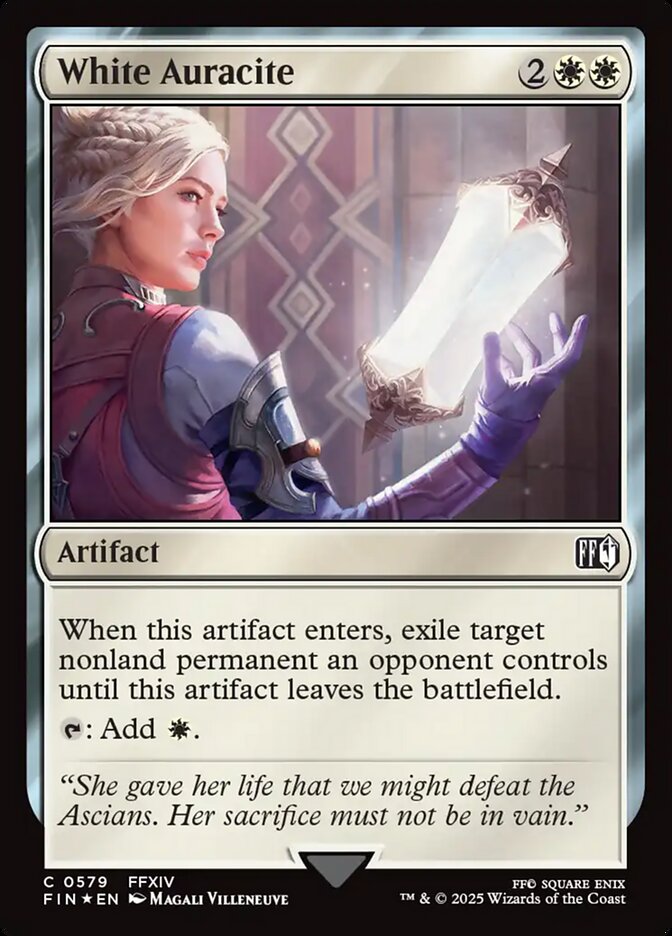 White Auracite - (Foil): Final Fantasy