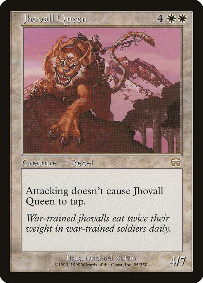 Jhovall Queen - (Foil): Mercadian Masques