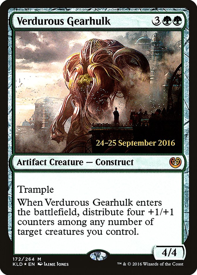 Verdurous Gearhulk (Prerelease) (Kaladesh) - (Foil): Kaladesh Promos