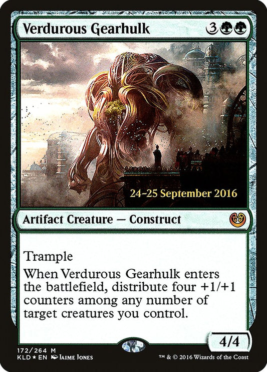 Verdurous Gearhulk (Prerelease) (Kaladesh) - (Foil): Kaladesh Promos