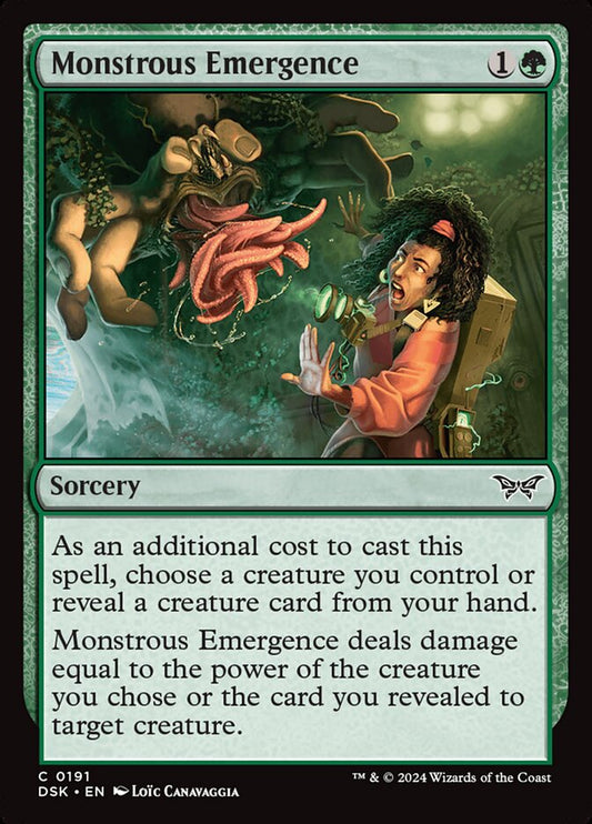 Monstrous Emergence - (Foil): Duskmourn: House of Horror