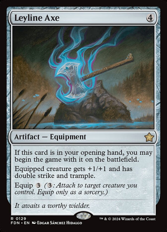 Leyline Axe - (Foil): Foundations