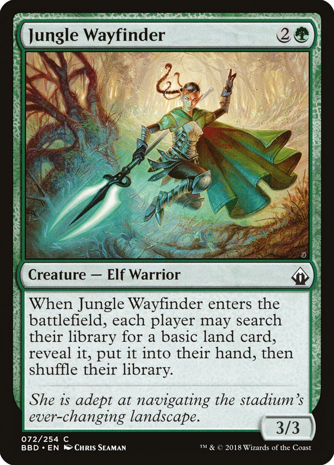 Jungle Wayfinder - (Foil): Battlebond