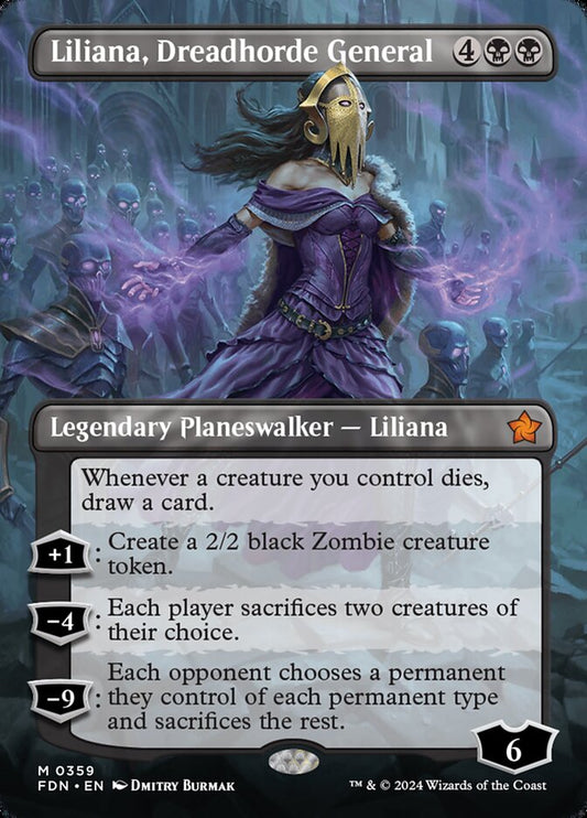 Liliana, Dreadhorde General (Borderless): Foundations