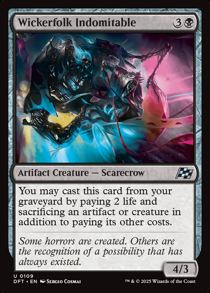 Wickerfolk Indomitable - (Foil): Aetherdrift