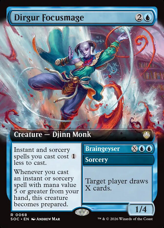 Dirgur Focusmage // Braingeyser: Secrets of Strixhaven Commander