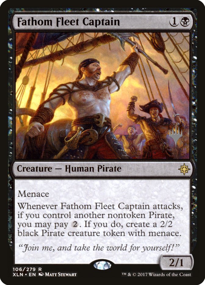 Fathom Fleet Captain (Promo Pack) (Ixalan) - (Foil): Ixalan Promos