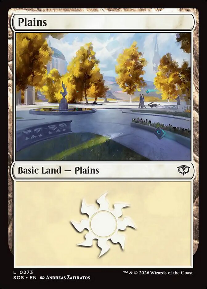 Plains - (Foil): Secrets of Strixhaven