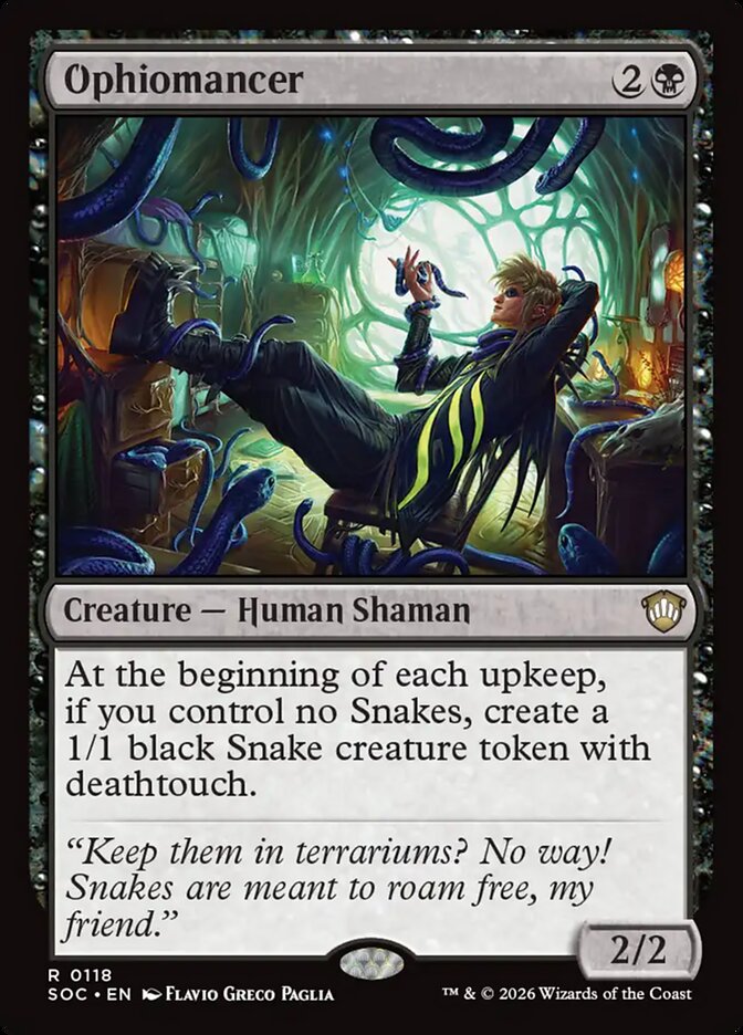 Ophiomancer: Secrets of Strixhaven Commander