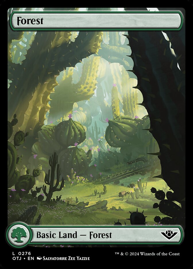 Forest (#276) (Full Art): Outlaws of Thunder Junction