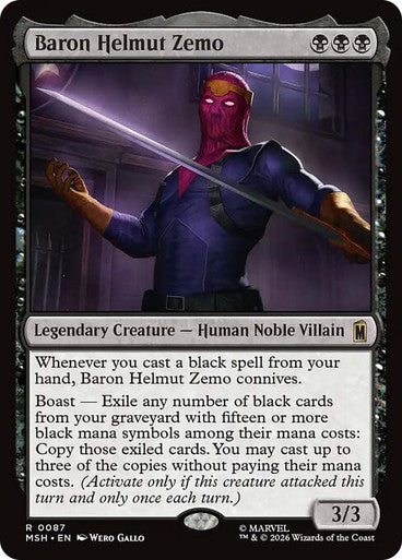 Baron Helmut Zemo: Marvel Super Heroes