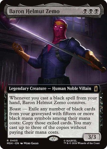 Baron Helmut Zemo (Extended Art) (#405): Marvel Super Heroes