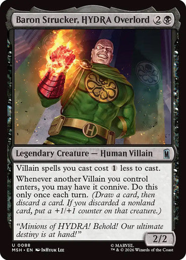 Baron Strucker, HYDRA Overlord: Marvel Super Heroes
